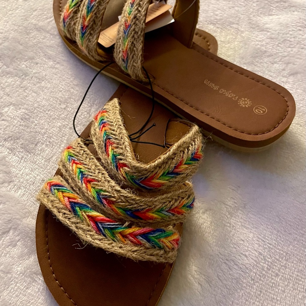 Raya Sun Sandals with Multicolor Strap